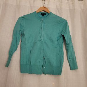 J. Crew Cotton Jackie cardigan sweater